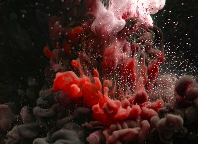 Abstract image representing air flow and breathing.